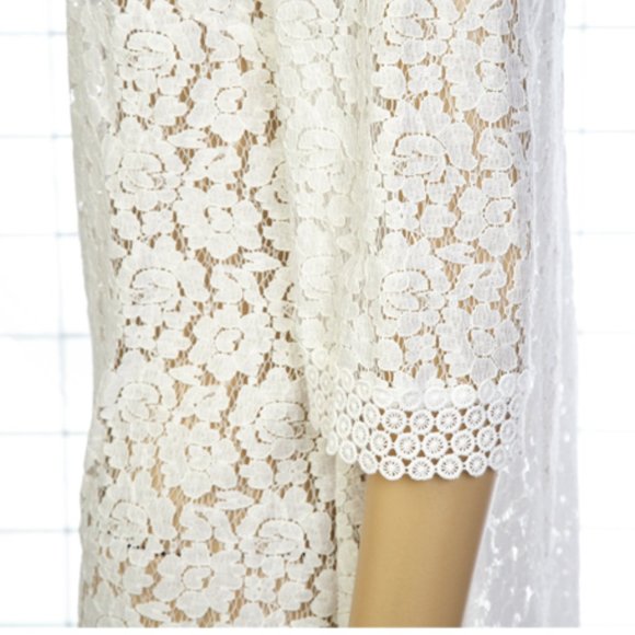 Beach Ready Cover-up  White Lace NWT - Picture 3 of 5